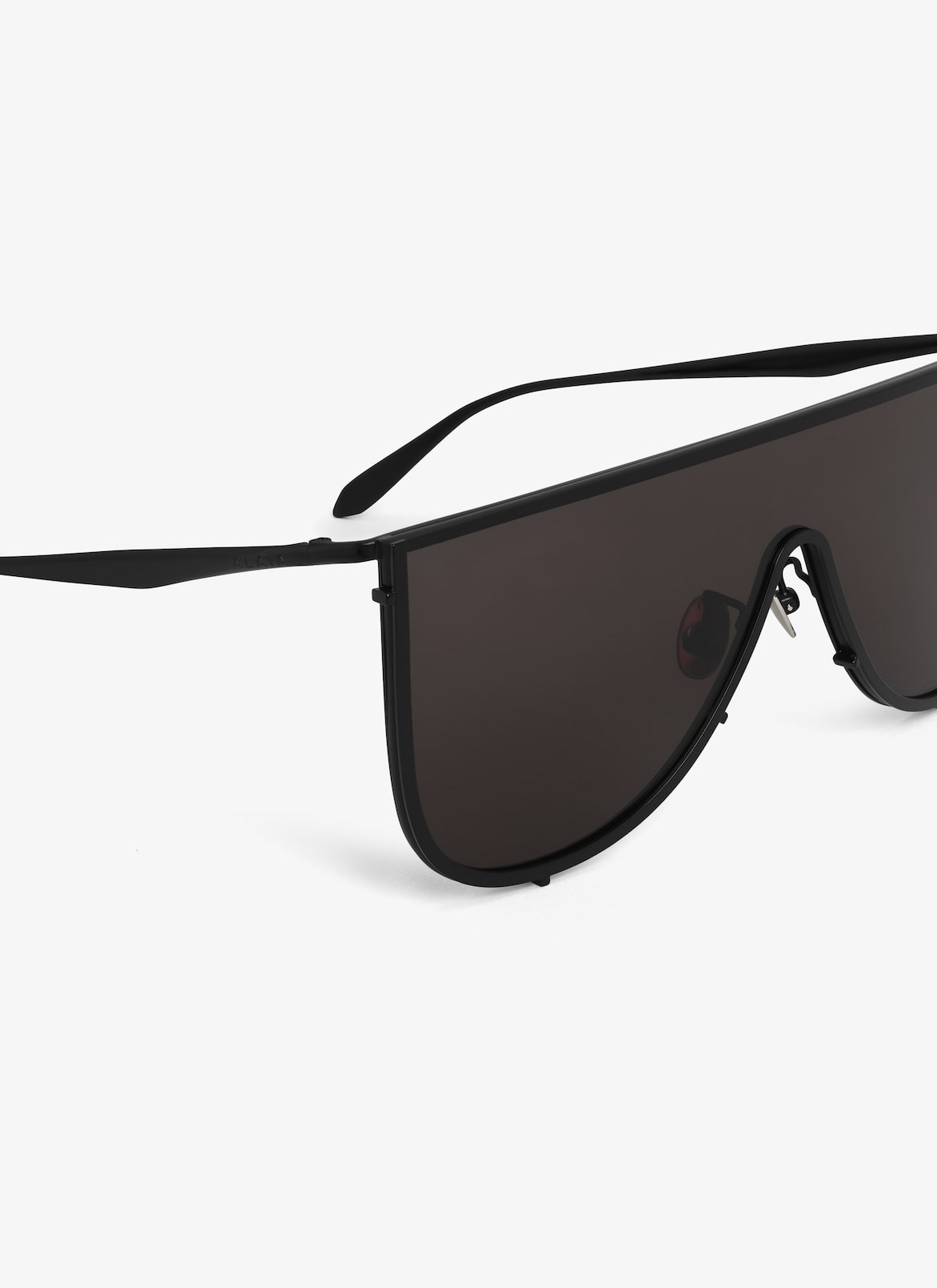 MASK SUNGLASSES IN METAL ALAÏA BLACK MASK SUNGLASSES IN METAL